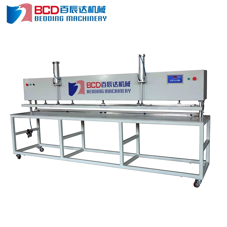 2.4kw 500kg Horizontal Mattress Plastic Bag Roll-Packing Machine